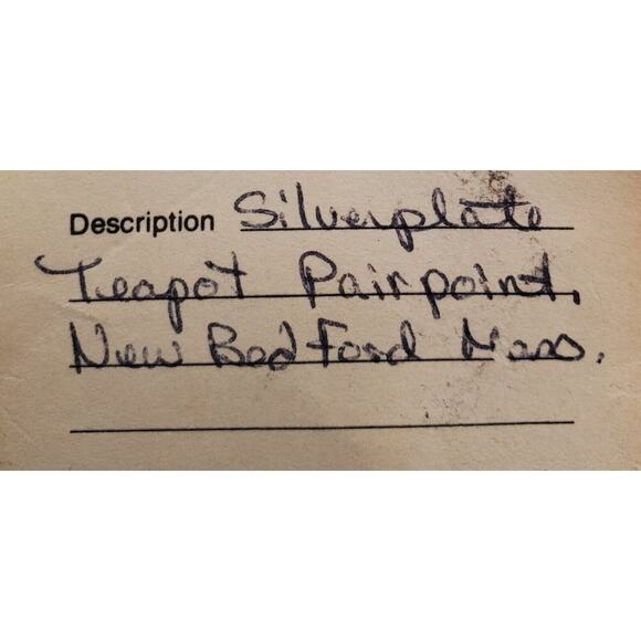 Antique 1800-1849 Pairpoint Mfg. Co. Quadruple Silver Plate Floral Tea Pot Dents - Picture 16 of 16